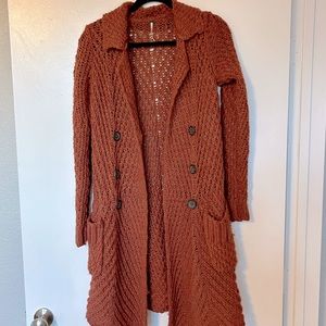 Free People knit sweater cardigan